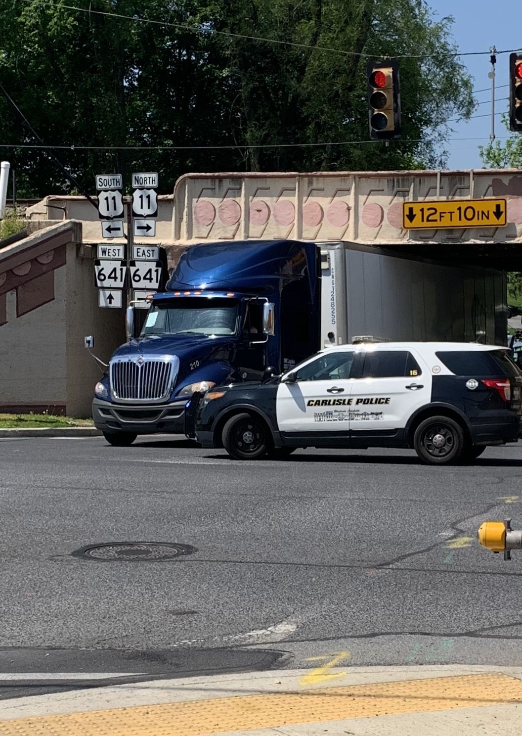 Stuck truck